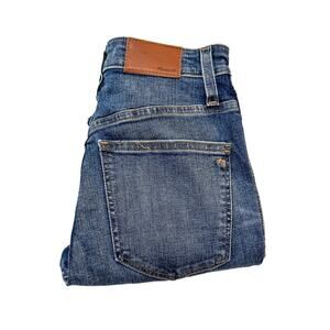 Madewell Curvy High-Rise Skinny Medium Wash Denim Jeans Size 25